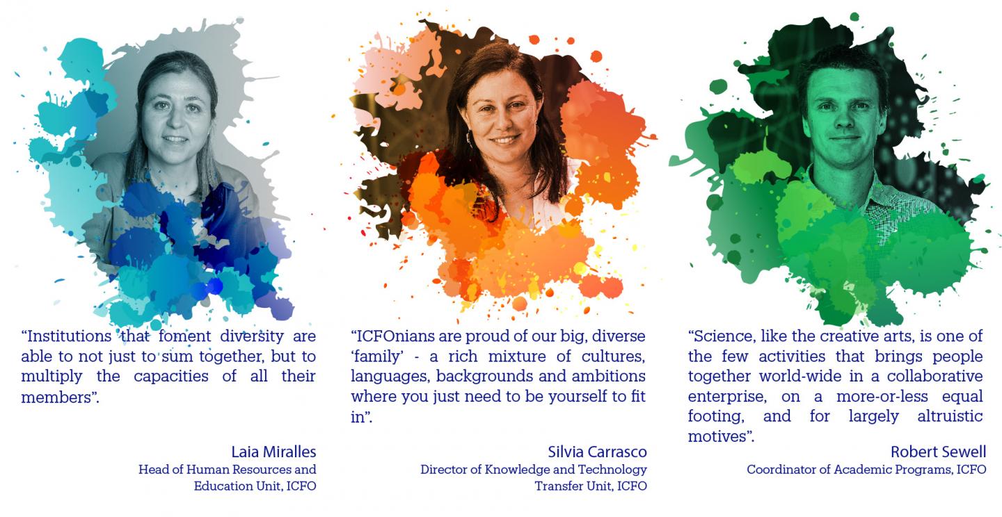 SPIE@ICFO Chair for Diversity in the Photonic Sciences- Chair holders.