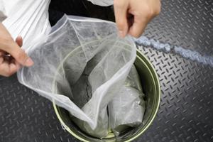 Fine metal powder used to 3D print the new aluminum alloys