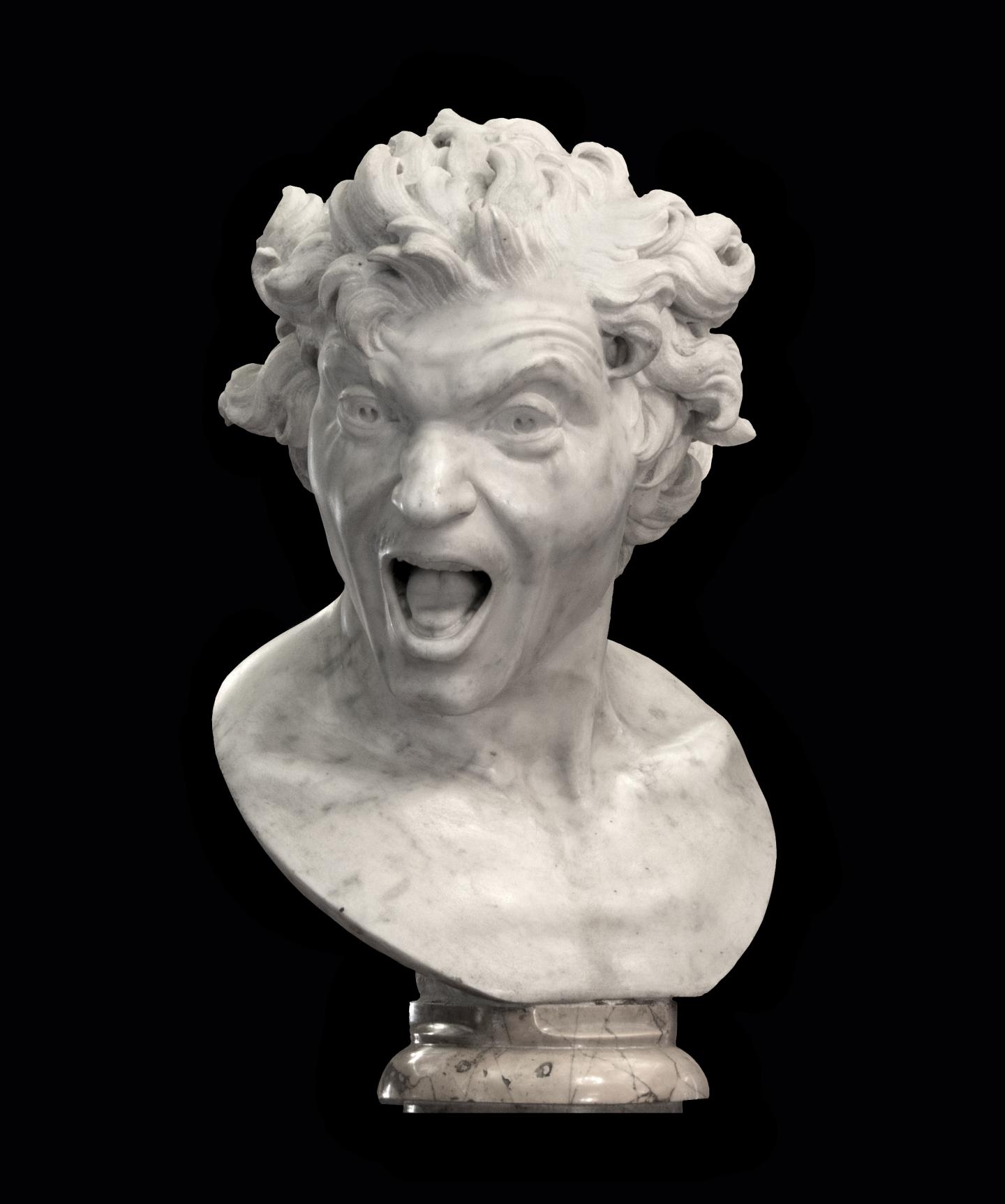 Bernini's 'Anima Dannata', Kept at the Spanish Embassy in Front of the Holy See