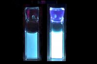 Containers Filled with a Tiny Cube that Detects Flammable Gas