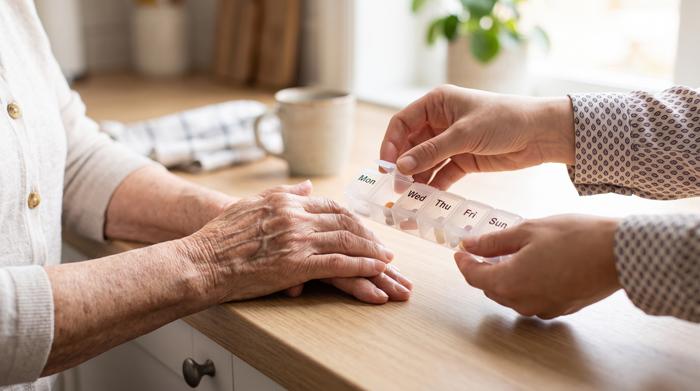 Potentially harmful drug combinations prescribed to older adults.
