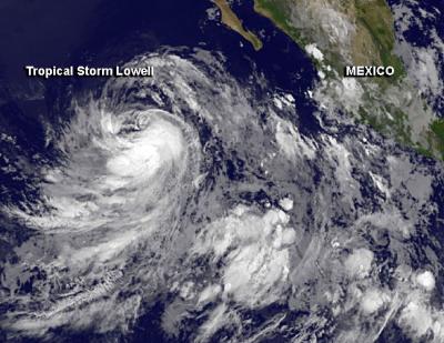 GOES-West Image of Lowell