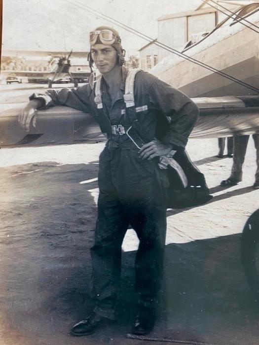 US Army Air Forces (USAAF) 2nd Lt Gilbert Haldeen Myers, the co-pilot.