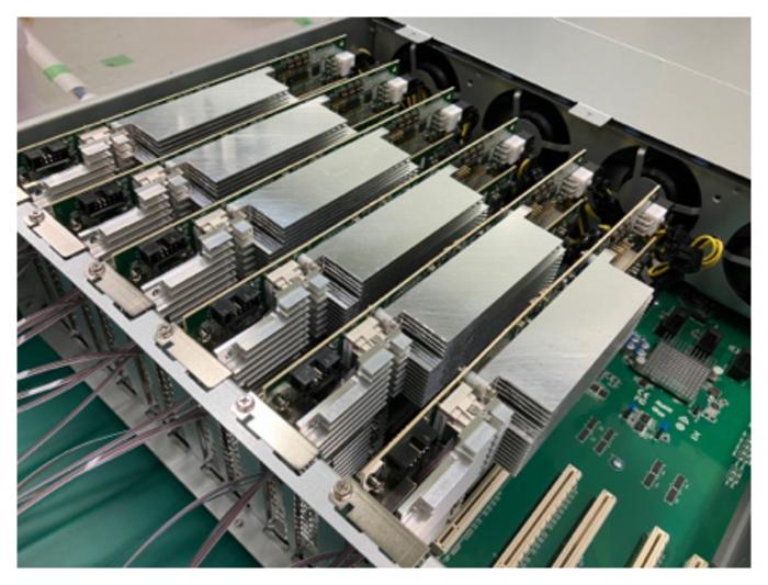 The FPGA used in the experiment