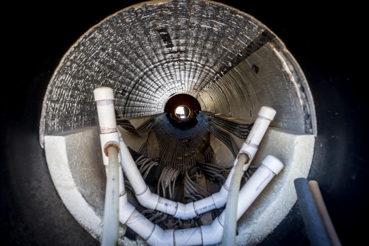 Interior of Digester