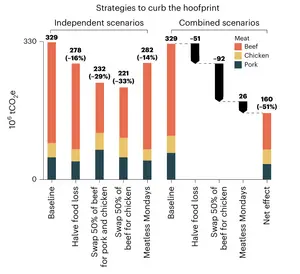 Strategies to reduce a household's carbon hoofprint