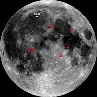 Chang'e-3 and Apollo Mission Landing Sites
