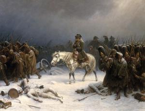 Painting of Napoleon's army