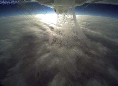 View of Nadine from  NASA's Global Hawk