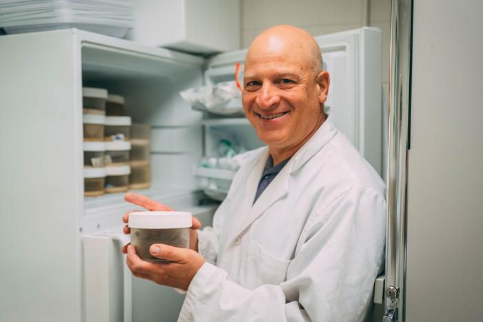 Dr. Wasserberg in the lab