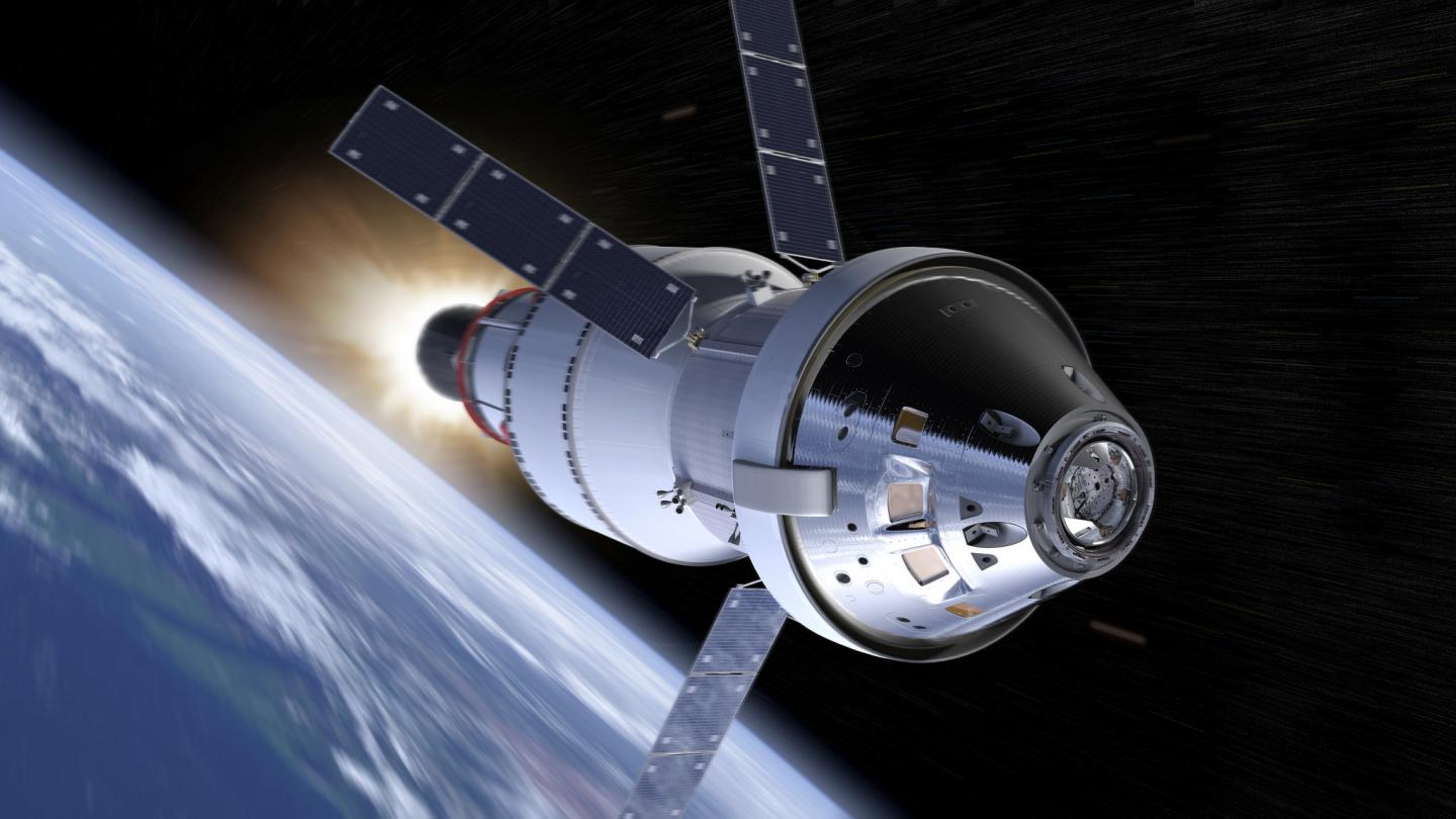 Artist Concept of Orion Spacecraft