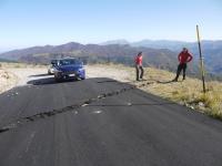 Rupture Across Road