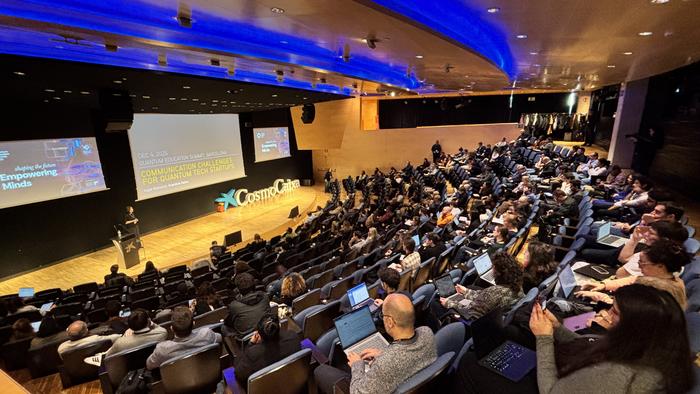 Auditorium of the CosmoCaixa in Barcelona.