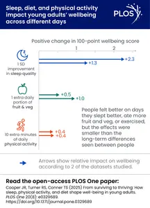 From surviving to thriving: How sleep, physical activity, and diet shape well-being in young adults