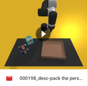 Pack the 'good' doll in the box