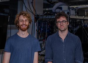 Gabriel Abrahams and Associate Professor Harrison Steel.