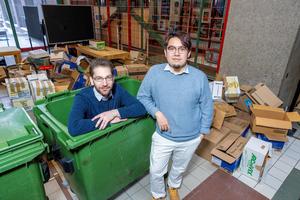 Jonathan Wilansky (left) and Kailun Cao