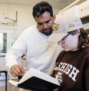 Prof. Dhruv Seshadri and PhD student Hayley Whitney