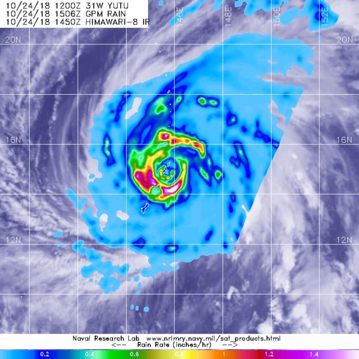 GPM Image of Yutu