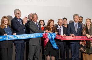 JAX and NYSCF ribbon-tying ceremony