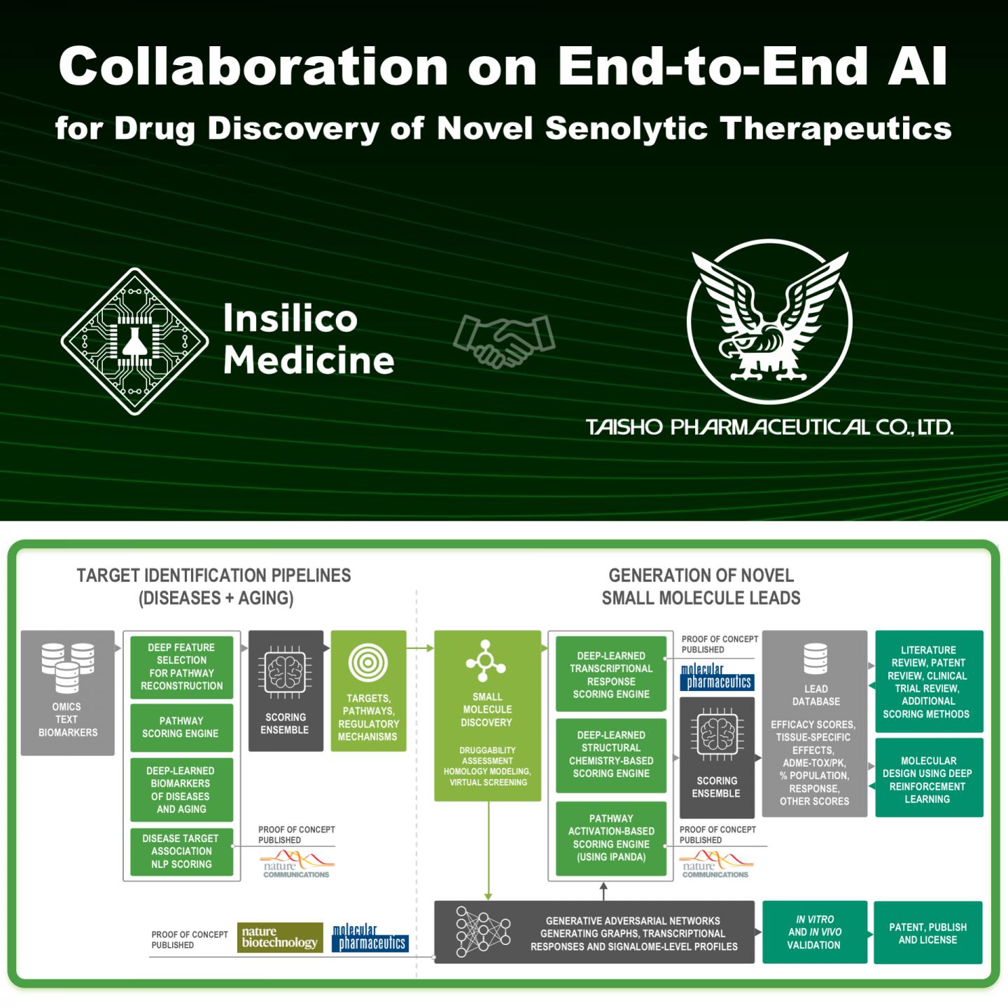 Insilico partners with Taisho on end-to-end AI-powered senolytic drug discovery