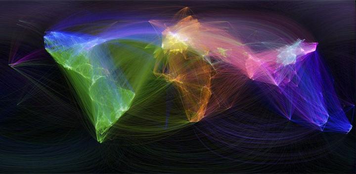 Infogram Showing Networks across the World