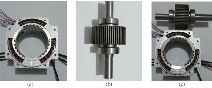 Motor prototype of the FRALM. (a) Stator. (b) Rotor. (c) Prototype. (IMAGE)
