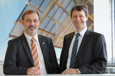 Dr. Andreas Bett, Hansjörg Lerchenmüller, German Environmental Award 2012