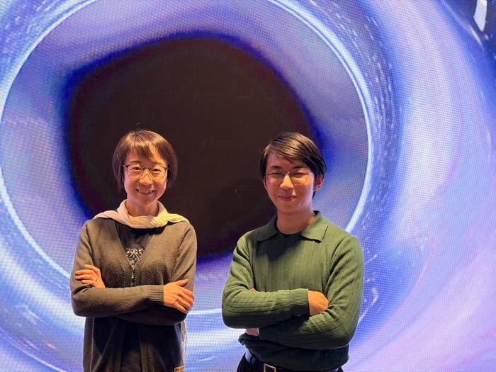 Dr Ling Sun and PhD candidate, Mr Neil Lu, from the ARC Centre of Excellence for Gravitational Wave Discovery (OzGrav) and the Australian National University