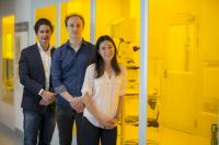 Outside the Cleanroom with Postdoctoral Researcher and Student