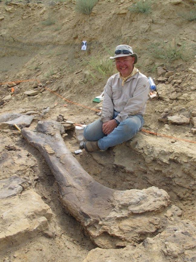 Prof Phil Manning at Jurassic Mile
