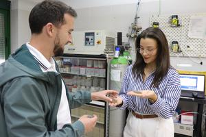 Researchers Antonio Sánchez Rodríguez and Sana Boubehziz