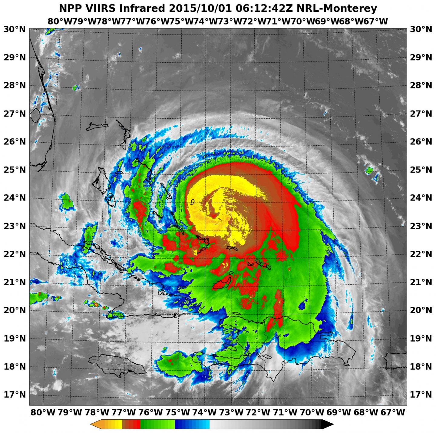 Suomi NPP Image of Joaquin