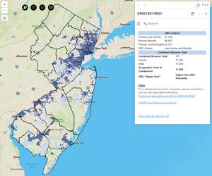 EJMAP: A matrix approach for cumulative impact assessment