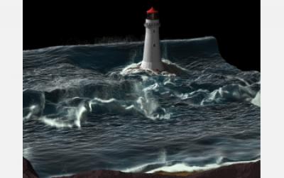 Computer-Generated Wave Simulation