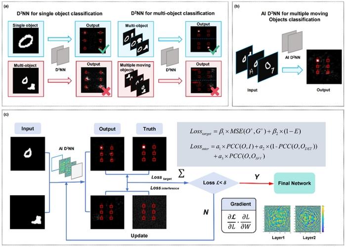 Figure 2: The principle of AI D2NN
