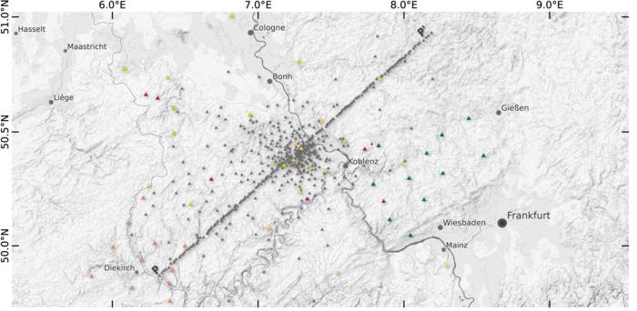 Volcanic measurement campaign in the Eifel, Western Germany