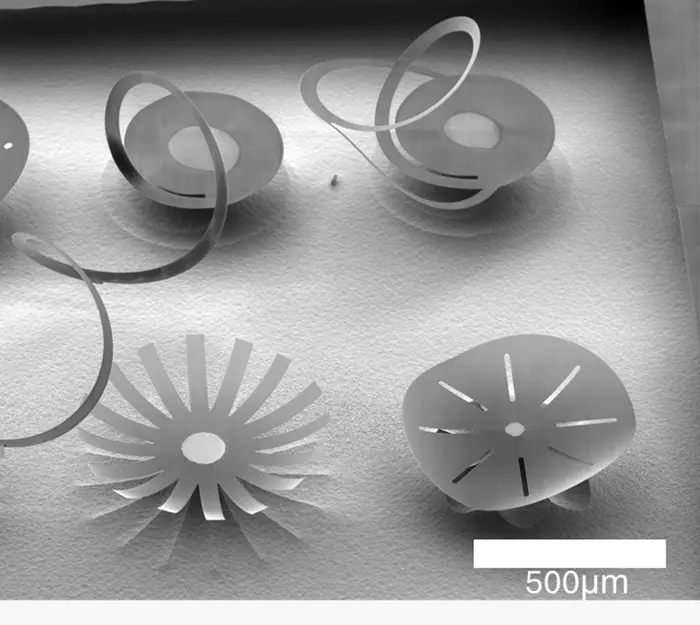 Structures made with photonic origami