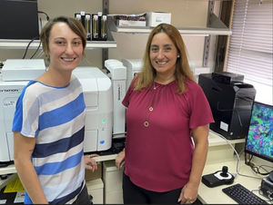 (Left to right): Sabina Pozzi & Prof. Ronit Satchi-Fainaro.