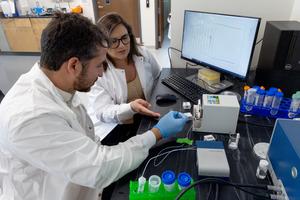 Carlos Cantu and Dr. Gabriela Romero Uribe