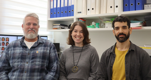 The research team(Left to right): Prof. Yair Bar-Haim Gal Arad & Omer Azriel