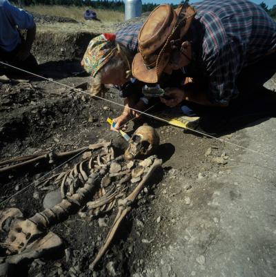 Skeleton from a Young Woman