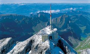 The Säntis tower in northeastern Switzerland © EMC EPFL CC BY SA