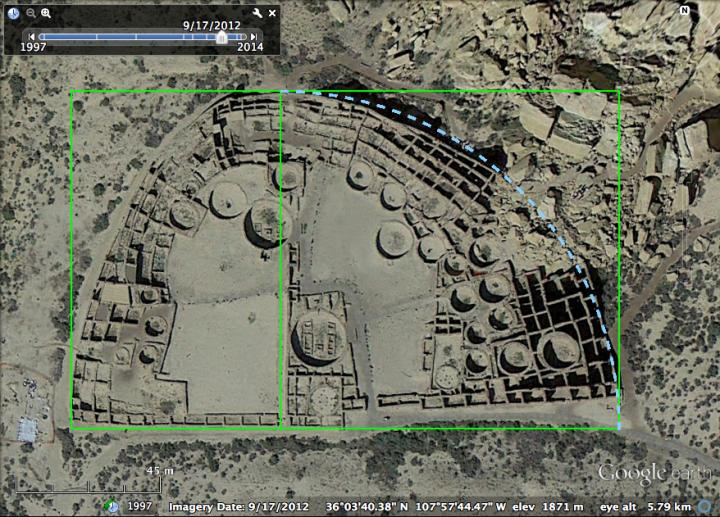 Aerial Shot of Pueblo Bonito