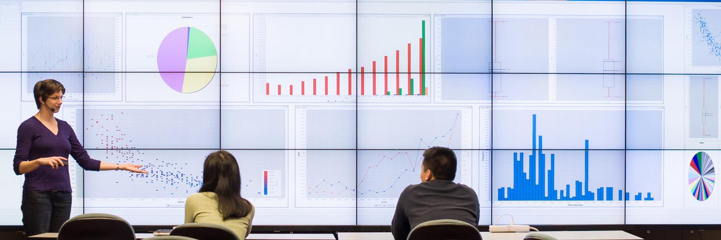 Students in the Electronic Visualization Library