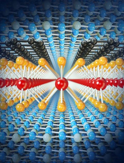 Molybdenum Disulfide Encapsulated between Layers of Insulating Hexagonal Boron Nitride.