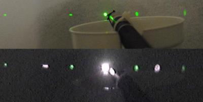 NIST Researchers Measure High Infrared Power Levels from Some Green Lasers