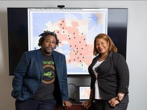 Chakema Carmack and Damien Kelly