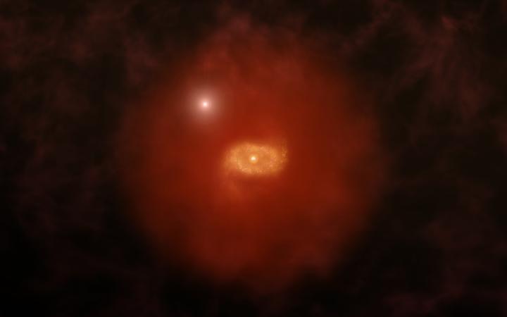 Artist Impression Distant Galaxy