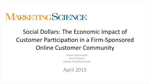 Puneet Manchanda on Social Dollars
